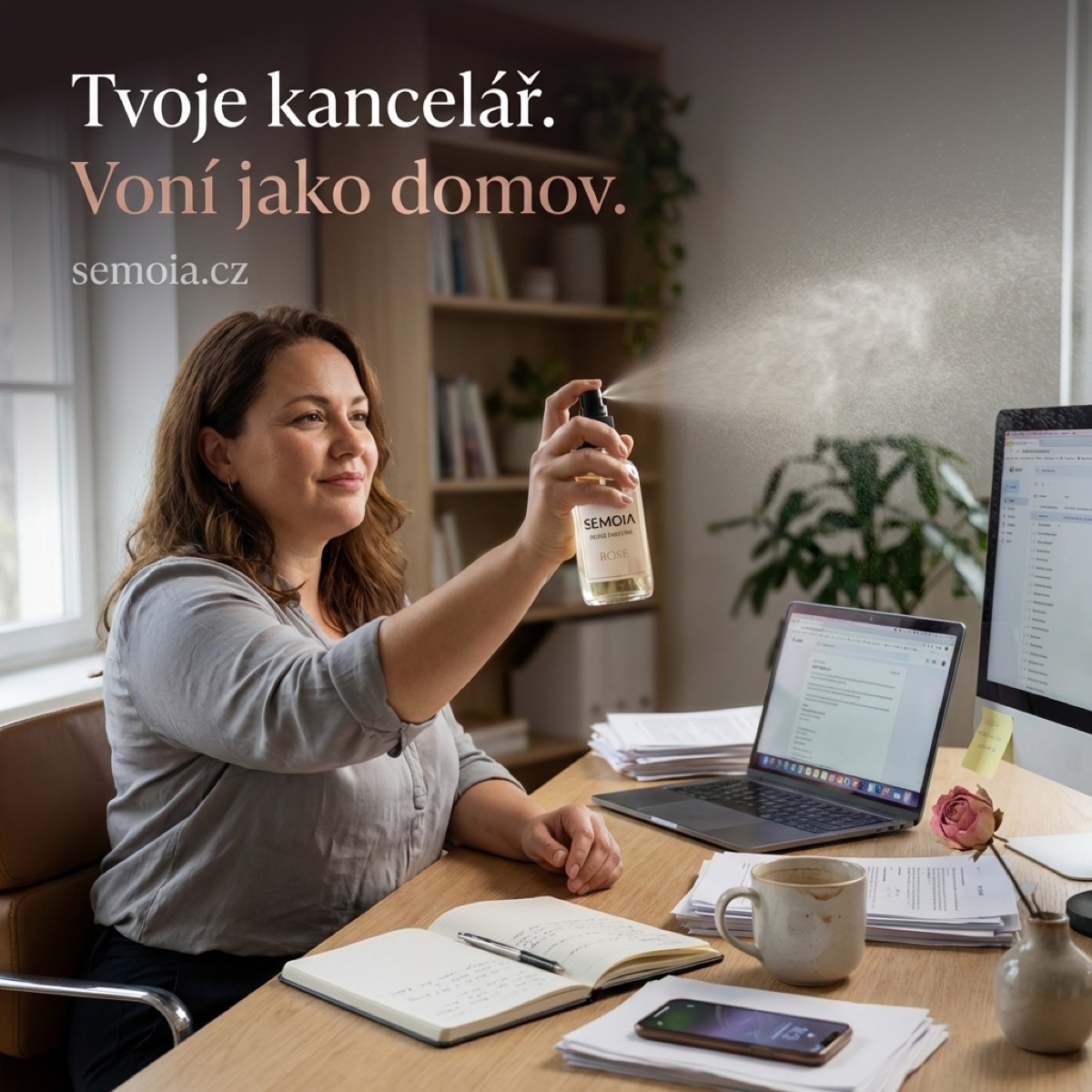 Tvoje kancelář. Voní jako domov.